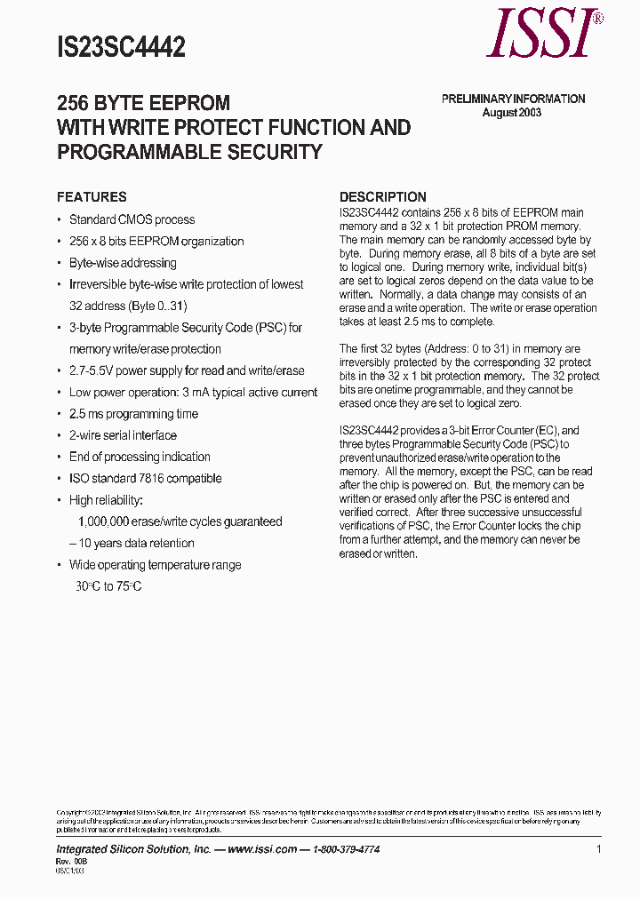 IS23SC4442_662152.PDF Datasheet