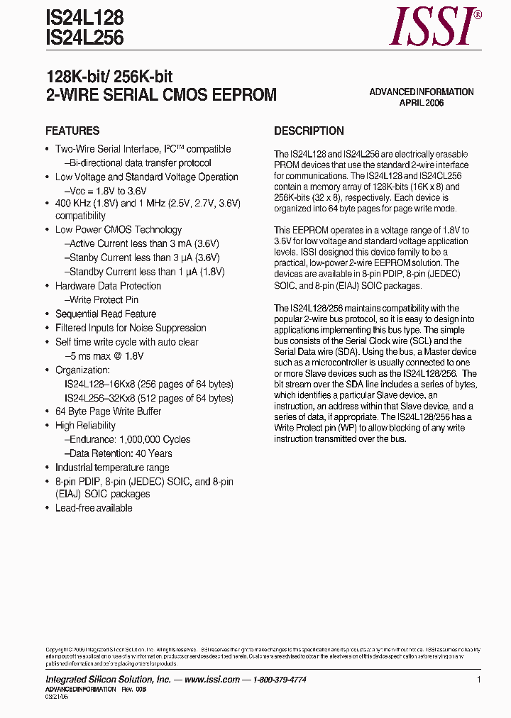 IS24L256-2PLI_661982.PDF Datasheet