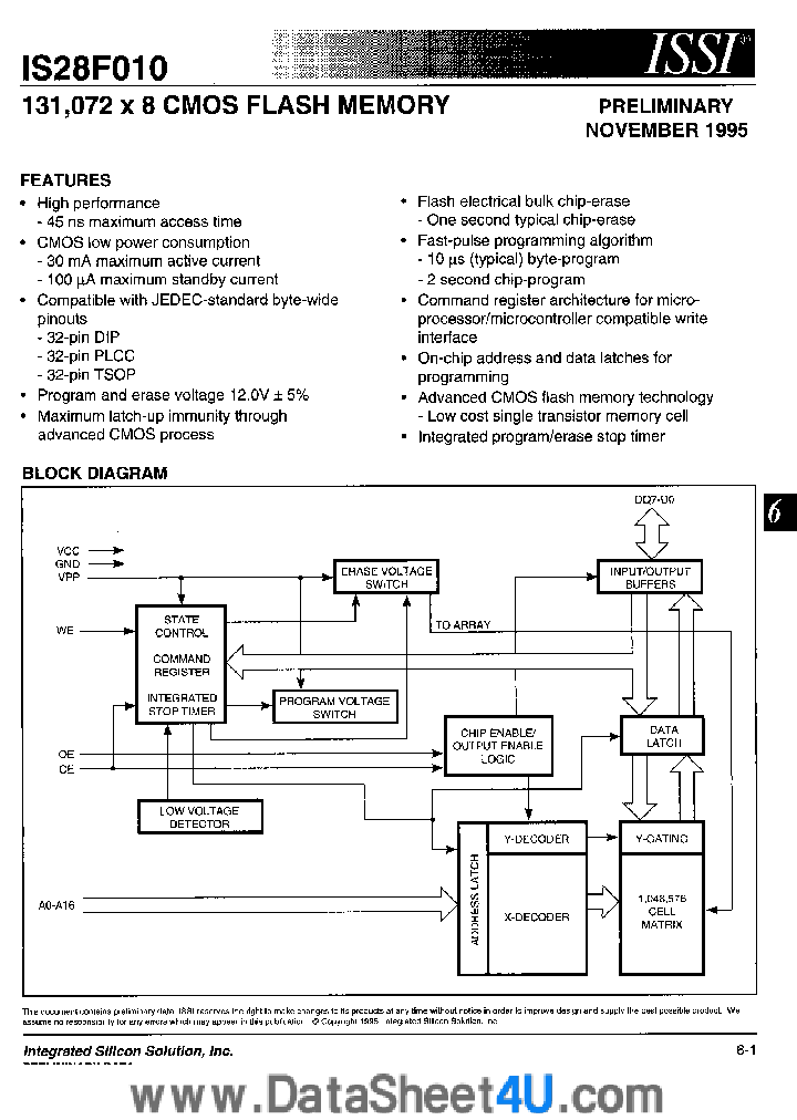IS28F010_897999.PDF Datasheet