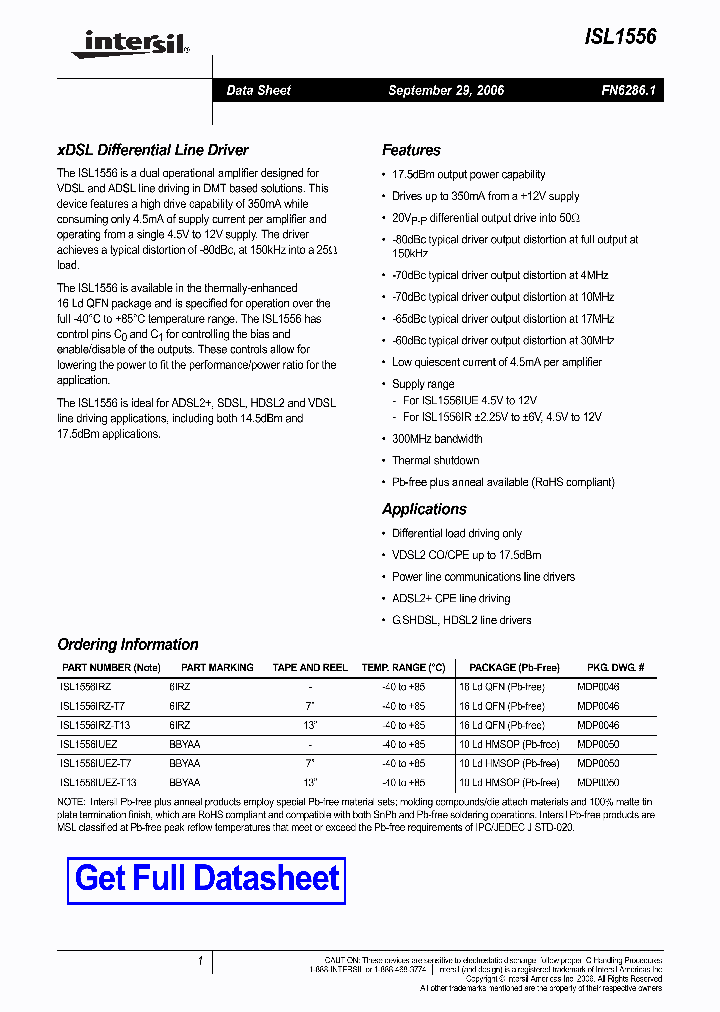 ISL1556_709727.PDF Datasheet
