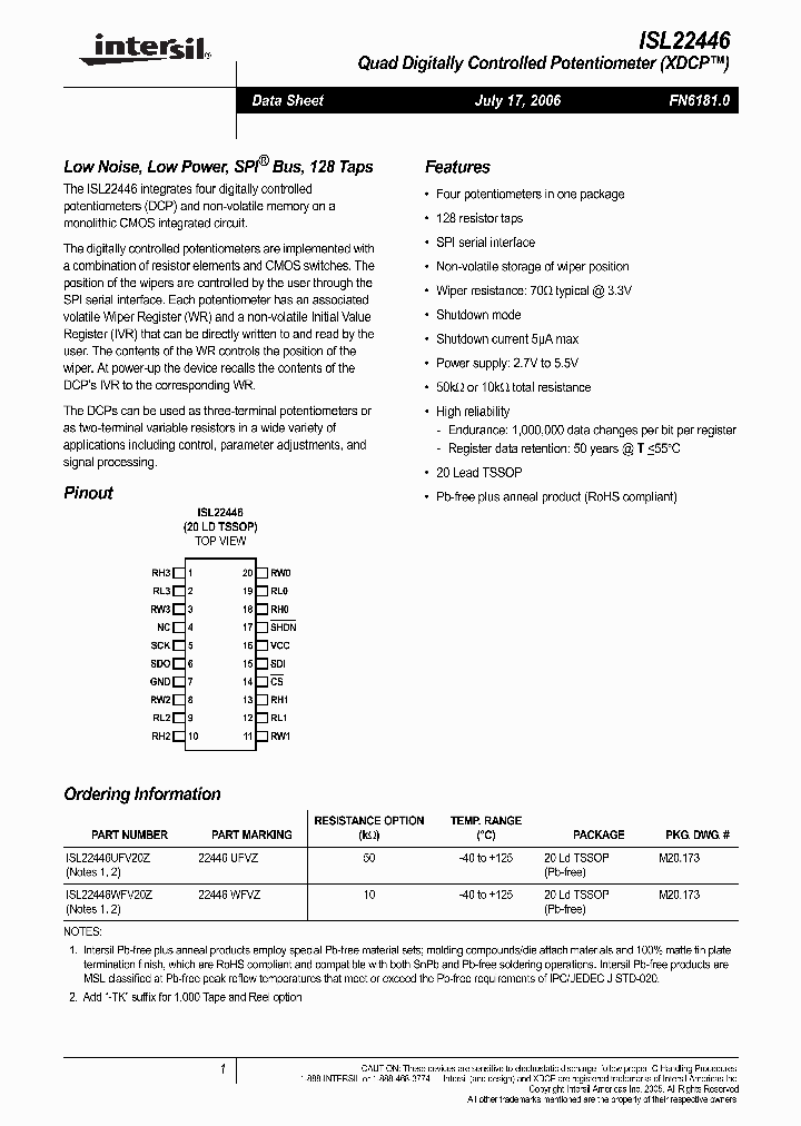 ISL22446_711431.PDF Datasheet