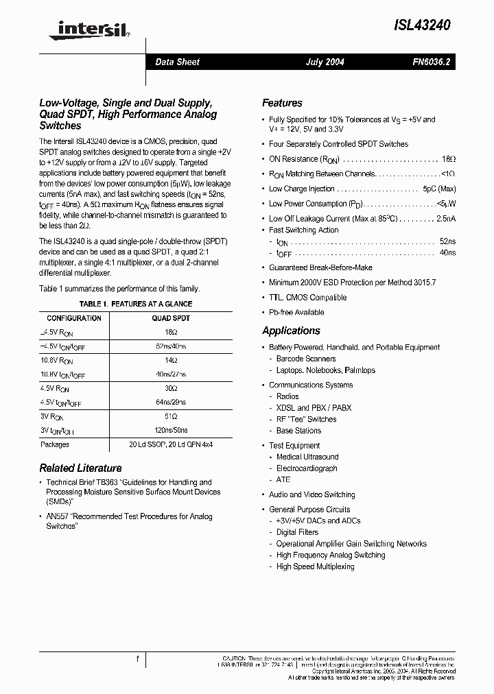 ISL4324004_719662.PDF Datasheet
