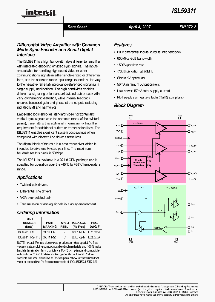 ISL59311IRZ-T13_711094.PDF Datasheet