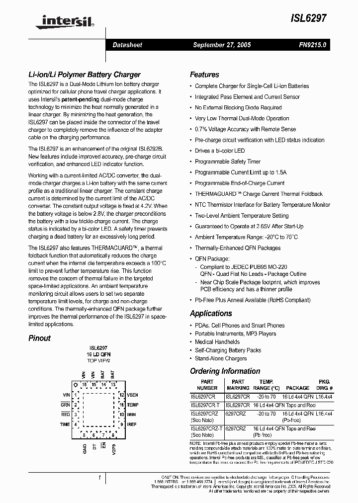 ISL6297CR_705152.PDF Datasheet