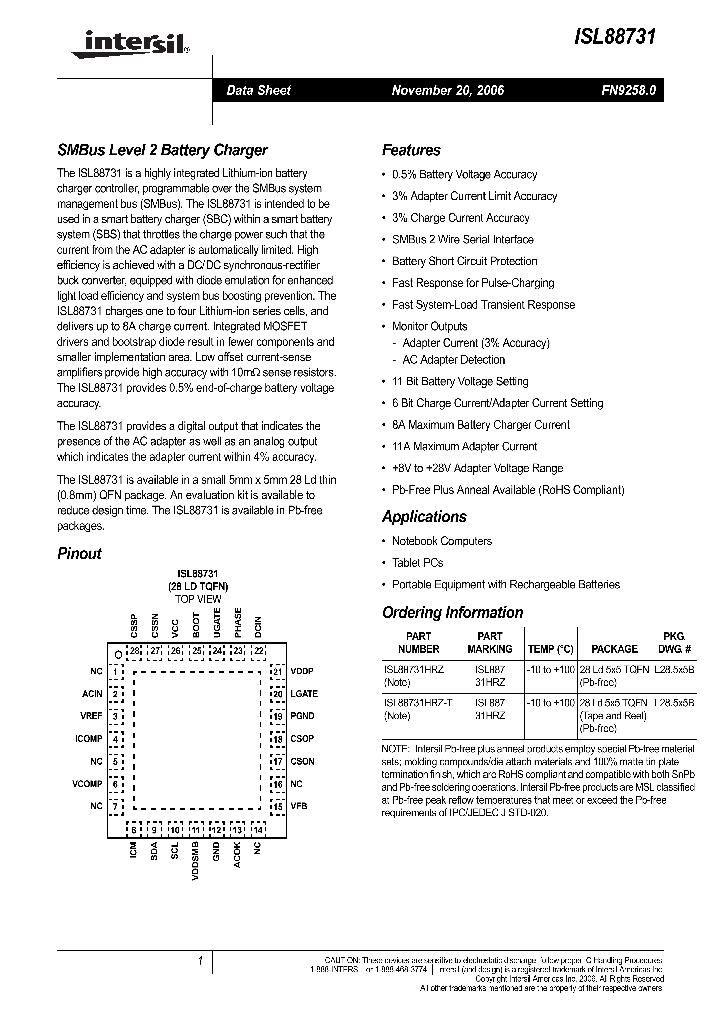 ISL88731HRZ-T_704832.PDF Datasheet