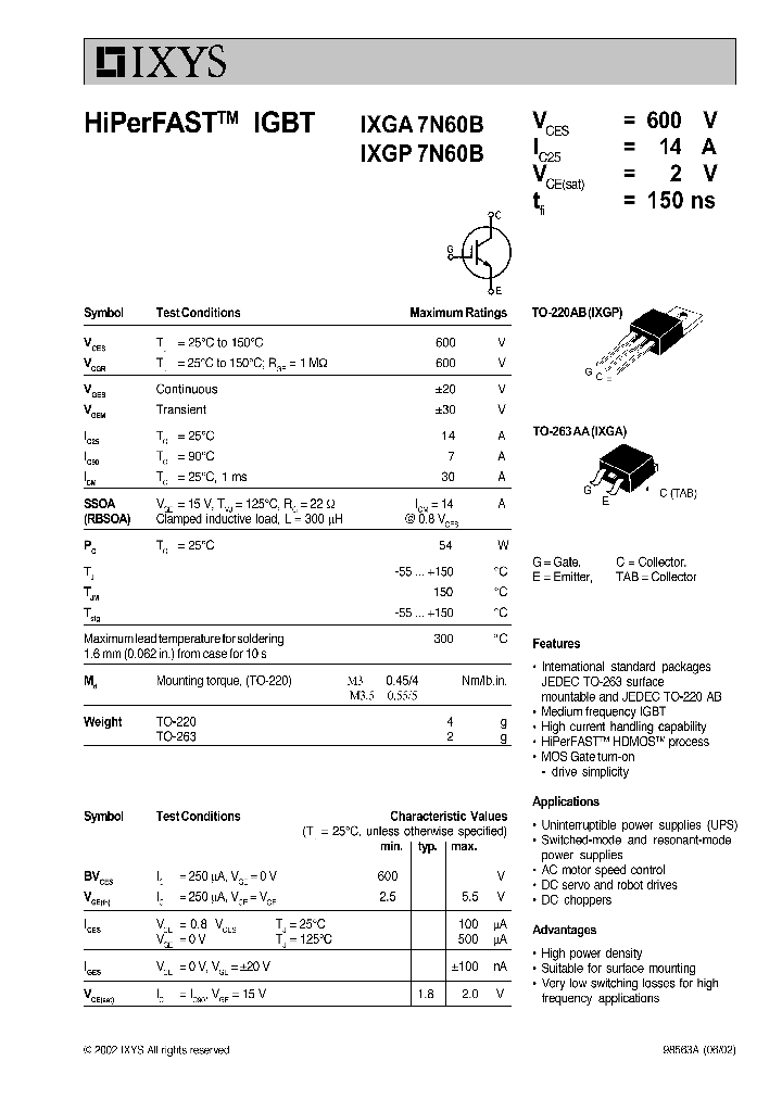 IXGP7N60B_684153.PDF Datasheet
