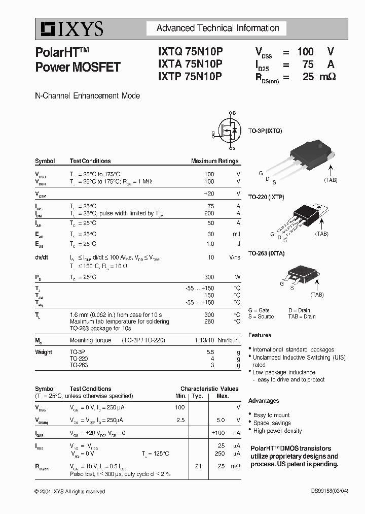 IXTA75N10P_769793.PDF Datasheet
