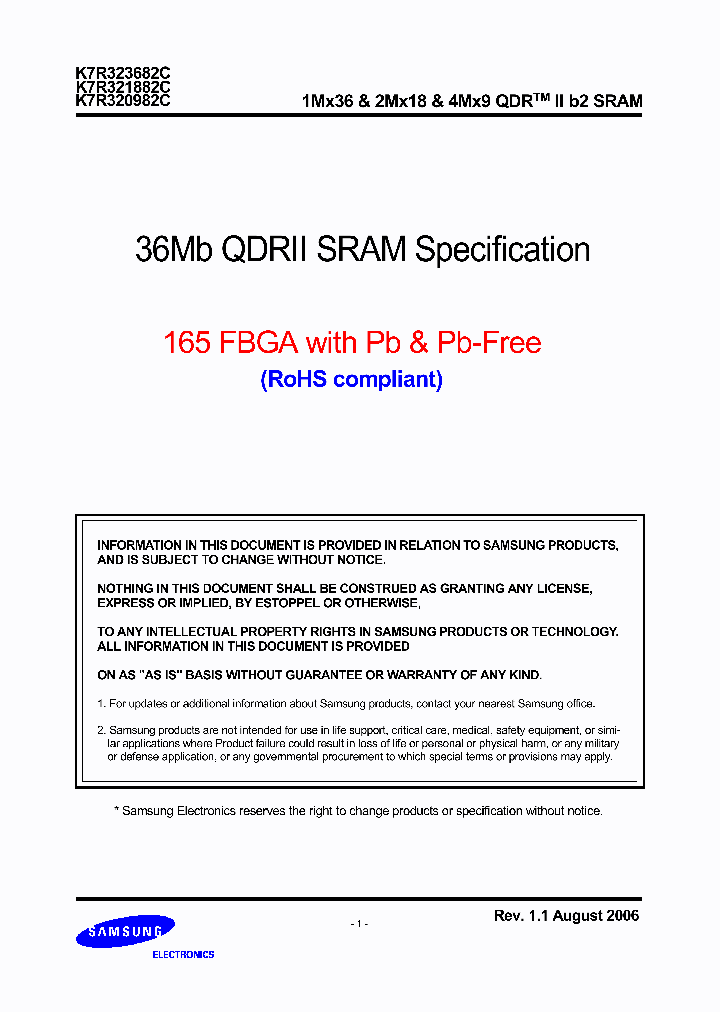 K7R320982C_688187.PDF Datasheet