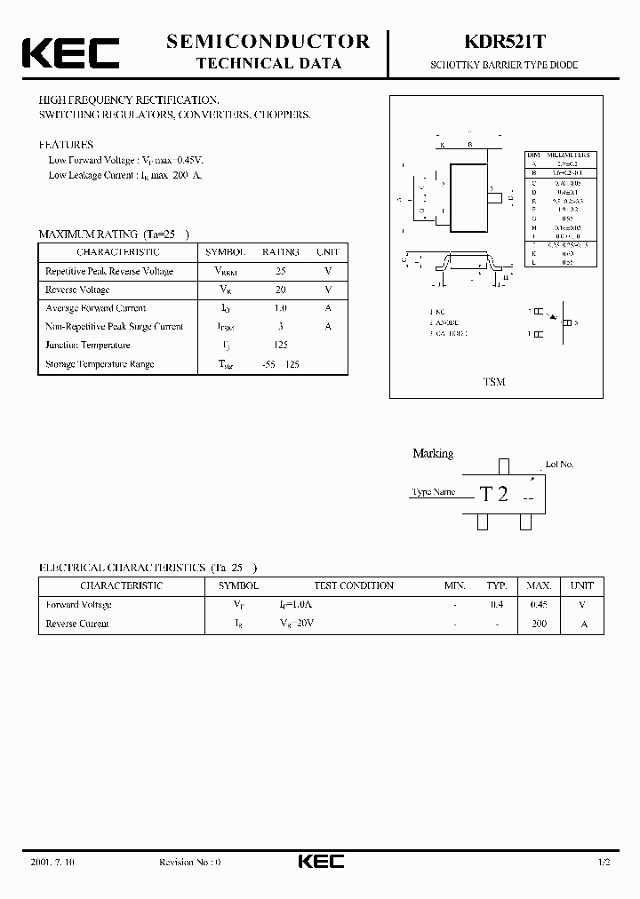 KDR521T_824778.PDF Datasheet