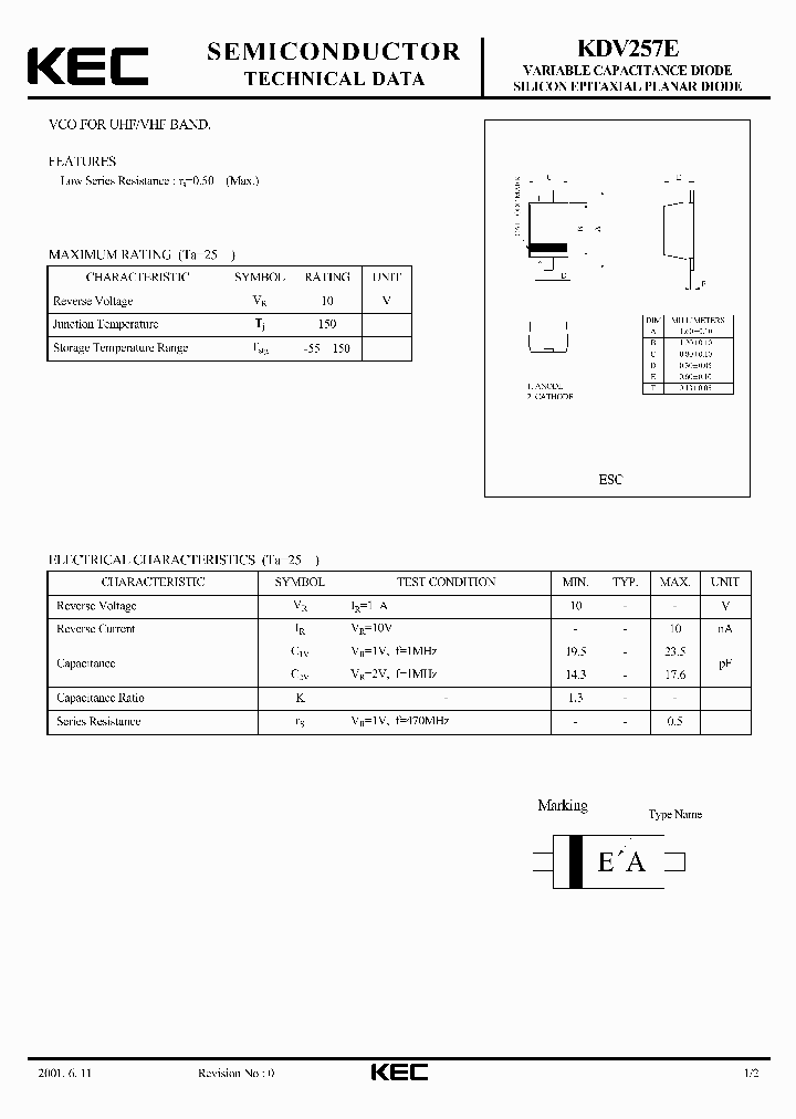 KDV257E_875199.PDF Datasheet