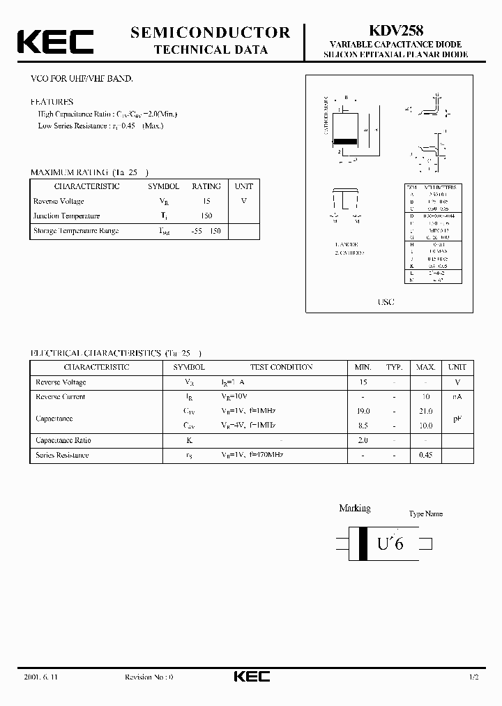 KDV258_875200.PDF Datasheet