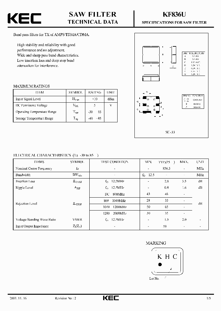 KF836U_941988.PDF Datasheet