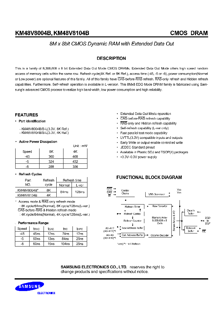 KM48V8104B_813234.PDF Datasheet