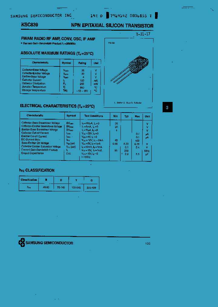 KSC839_739959.PDF Datasheet