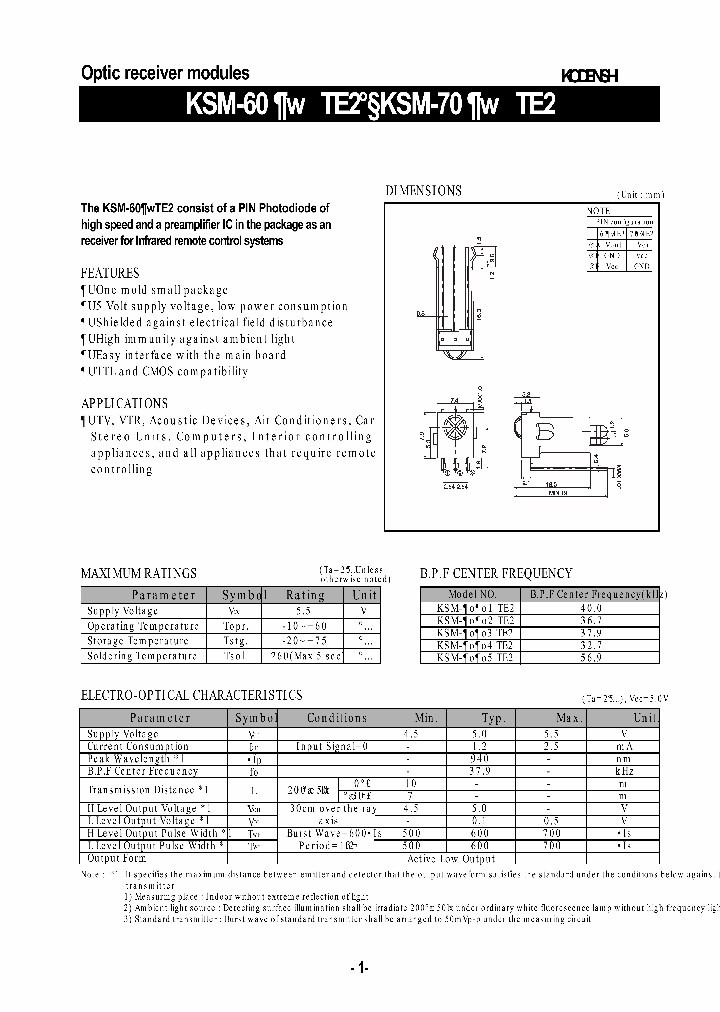 KSM-703TE2_1027682.PDF Datasheet