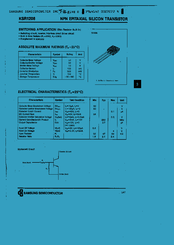 KSR1208_1009084.PDF Datasheet