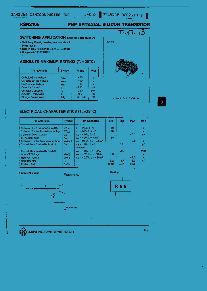 KSR2105_719789.PDF Datasheet