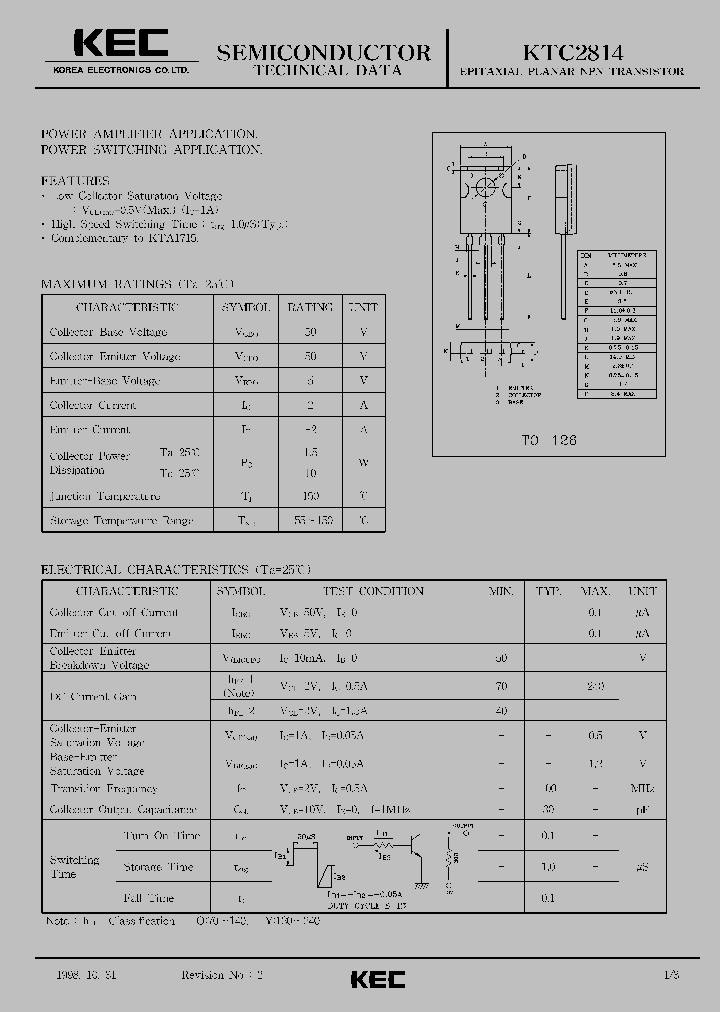 KTC2814_600597.PDF Datasheet