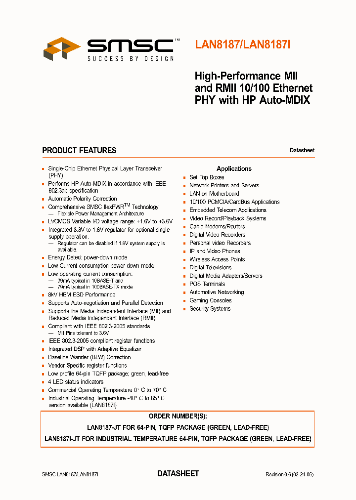 LAN8187_722171.PDF Datasheet