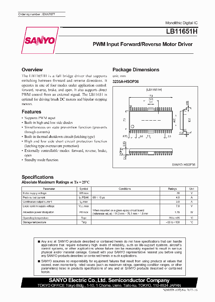 LB11651H_794295.PDF Datasheet