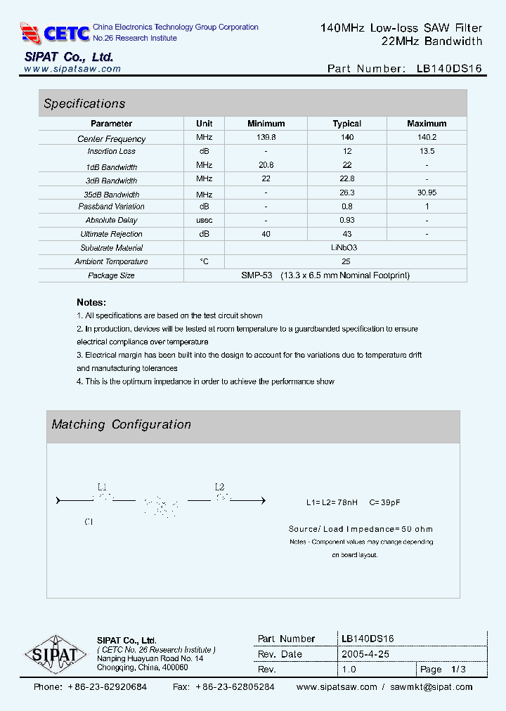 LB140DS16_669542.PDF Datasheet