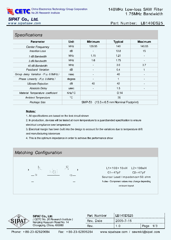 LB140DS25_669522.PDF Datasheet