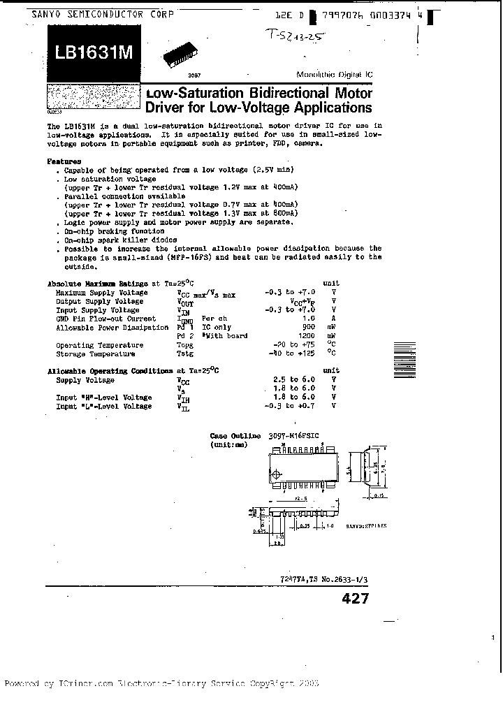 LB1631M_909886.PDF Datasheet