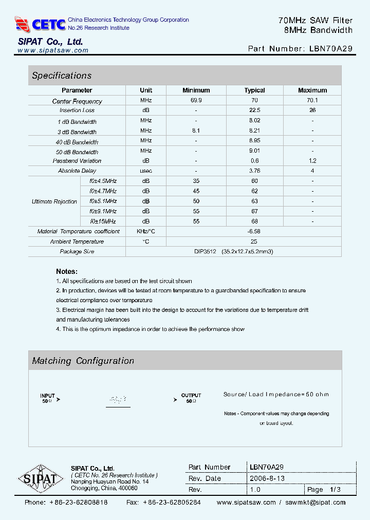 LBN70A29_669439.PDF Datasheet