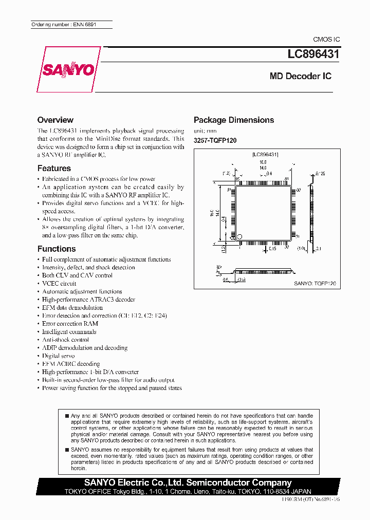 LC896431_723316.PDF Datasheet