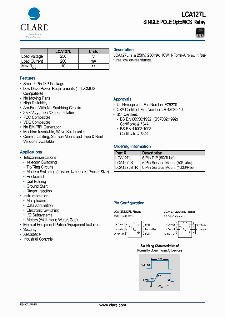 LCA127L_634124.PDF Datasheet
