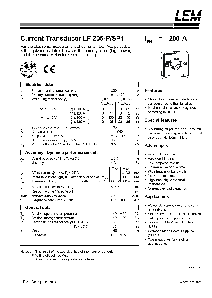 LF205-PSP1_700825.PDF Datasheet