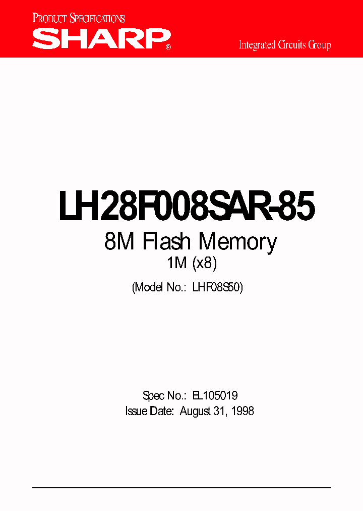 LH28F008SAR-85_819142.PDF Datasheet