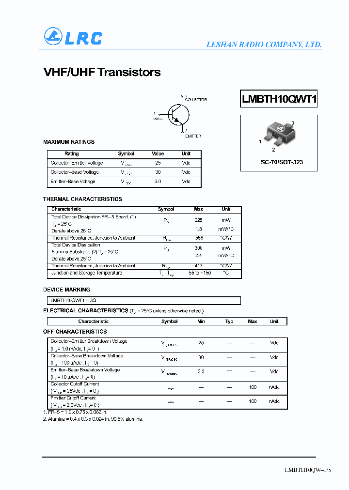 LMBTH10QWT1_736837.PDF Datasheet