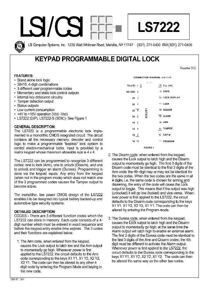 LS7222_810061.PDF Datasheet