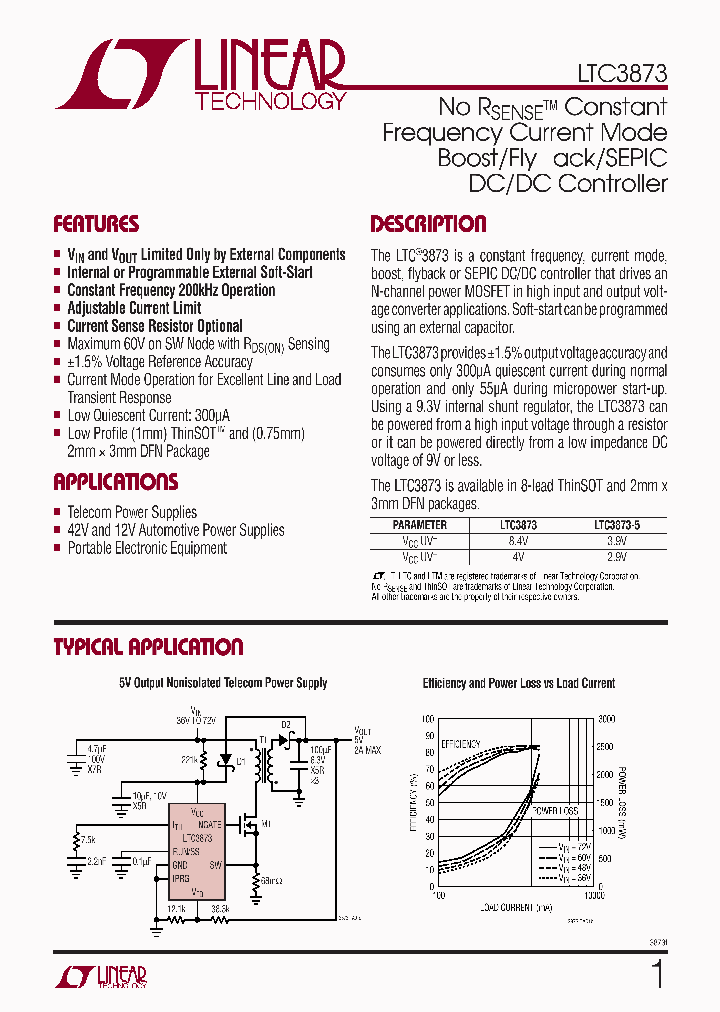 LTC3873NBSP_937182.PDF Datasheet