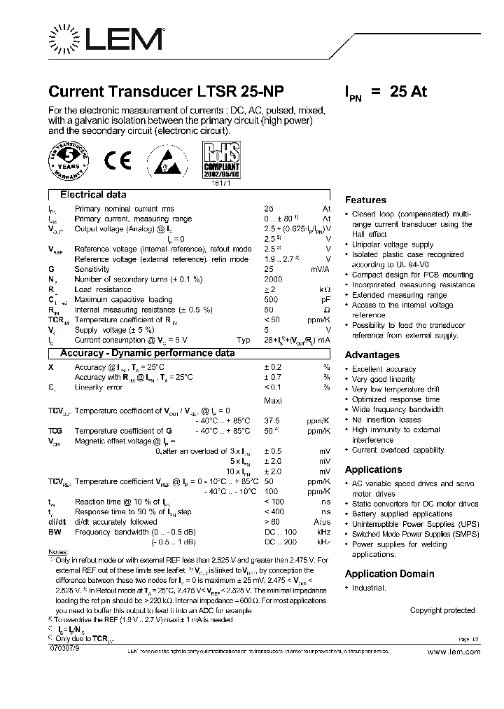 LTSR25-NP_609588.PDF Datasheet