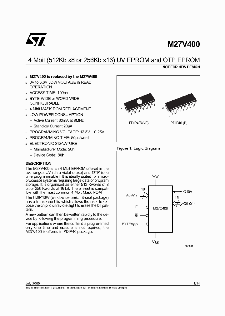 M27V400_1021869.PDF Datasheet