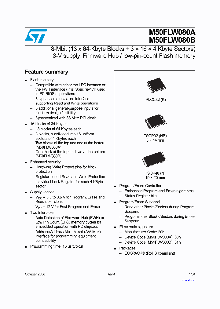 M50FLW080A_727211.PDF Datasheet
