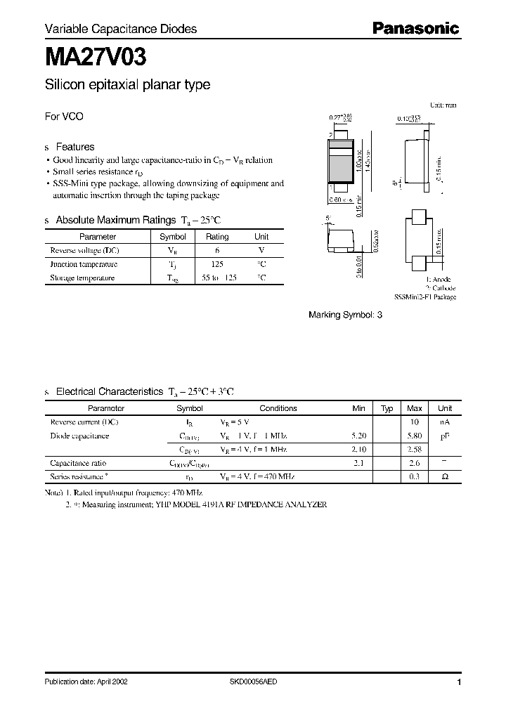 MA27V03_701705.PDF Datasheet