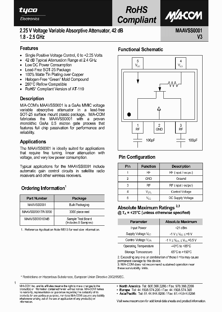 MAAVSS0001_863519.PDF Datasheet