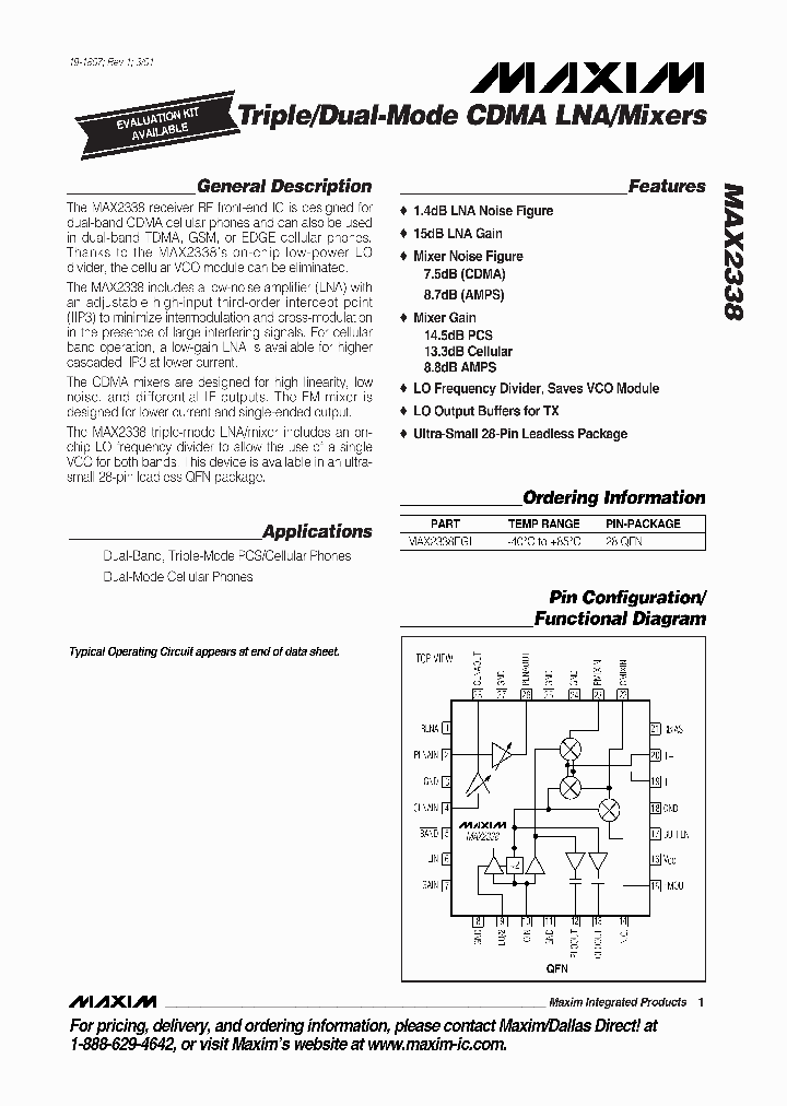 MAX2338_824194.PDF Datasheet