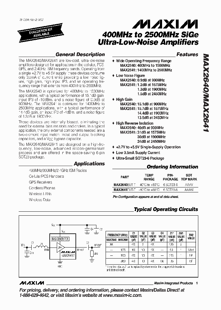 MAX264003_738187.PDF Datasheet