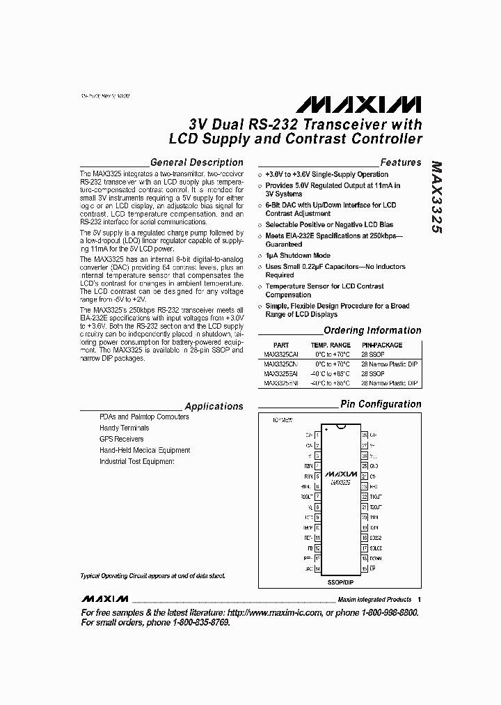 MAX3325CAI_706245.PDF Datasheet