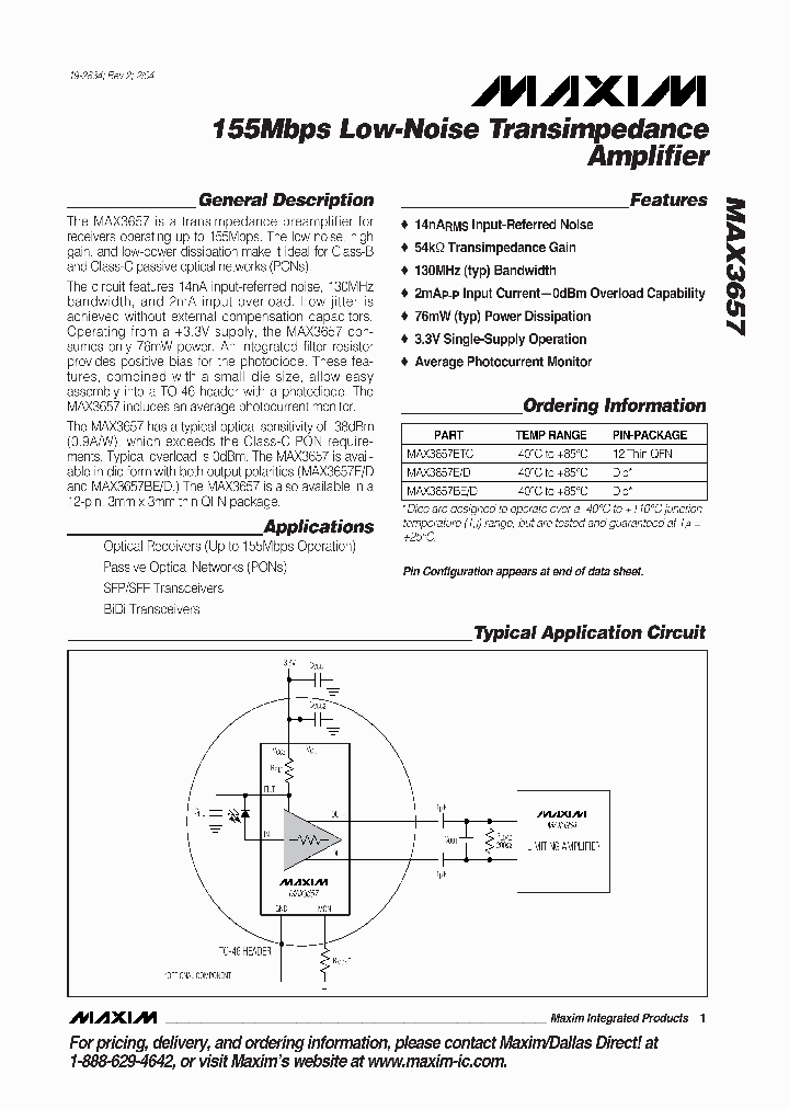 MAX3657_893253.PDF Datasheet