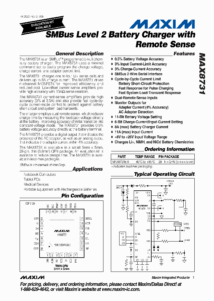 MAX8731ETI_729651.PDF Datasheet