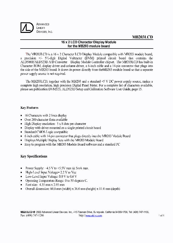 MB203LCD_684137.PDF Datasheet