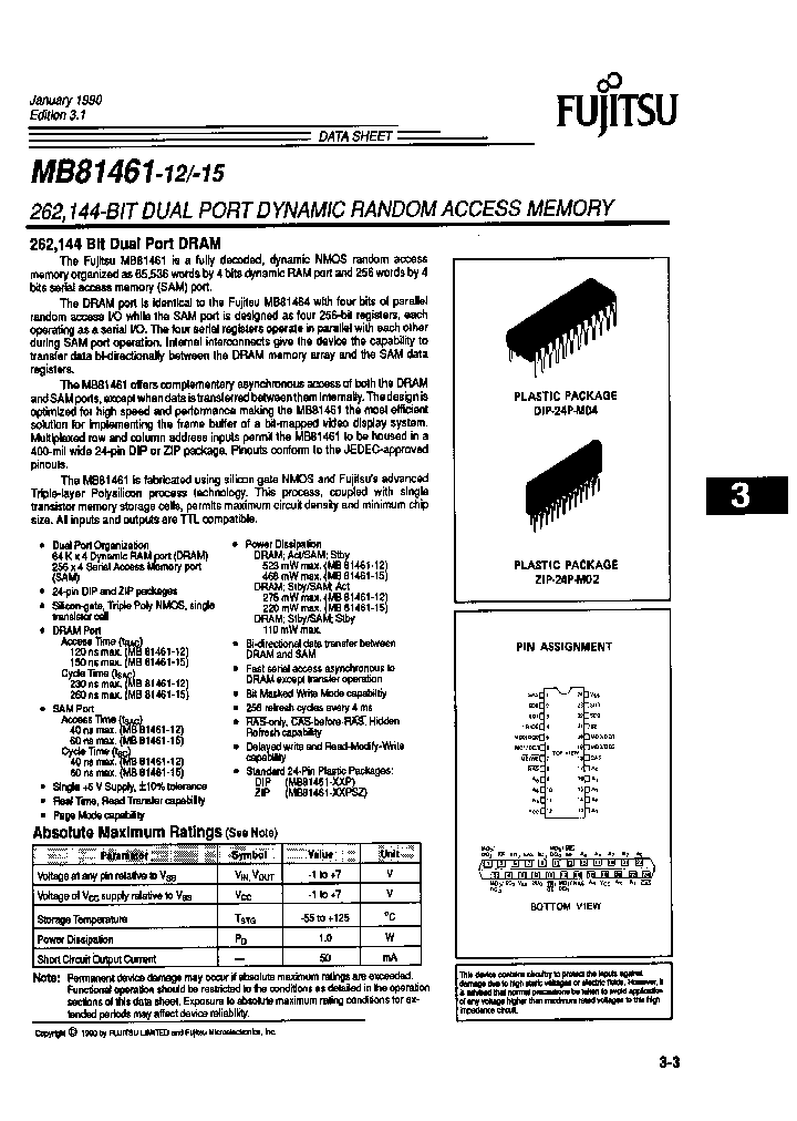 MB81461_847721.PDF Datasheet