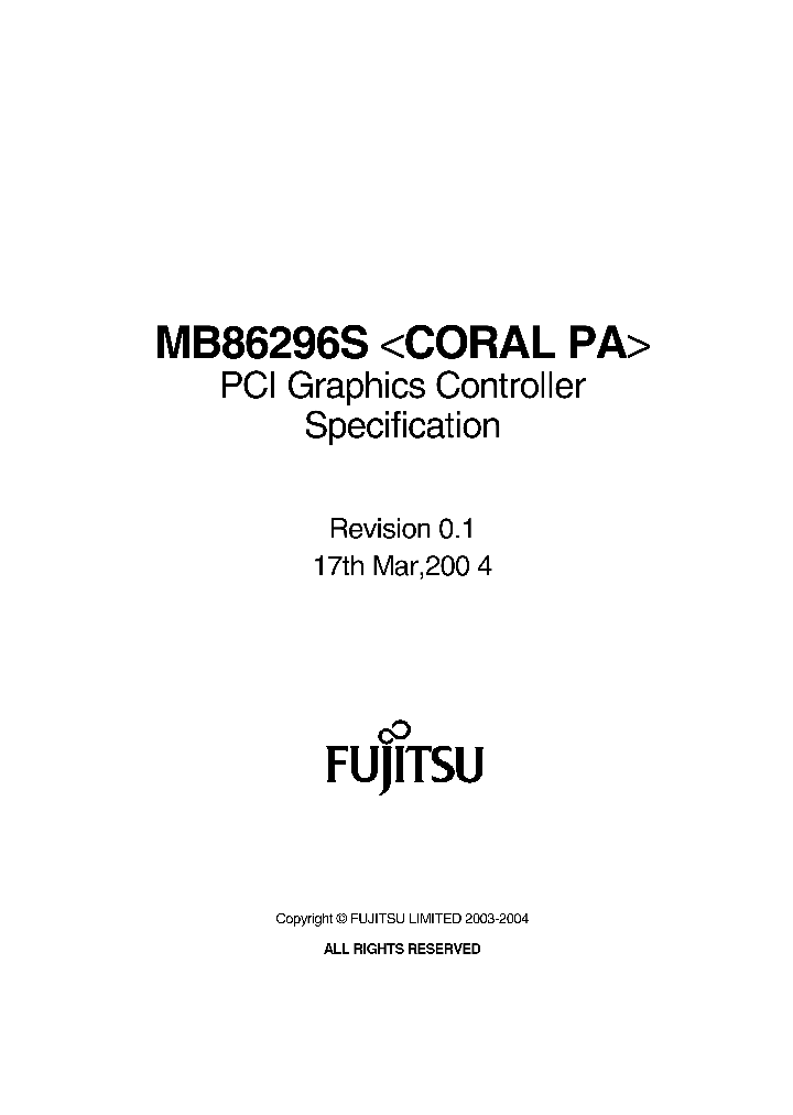 MB86296_863966.PDF Datasheet