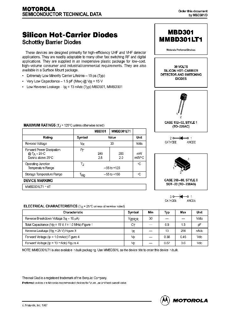 MBD301_741592.PDF Datasheet