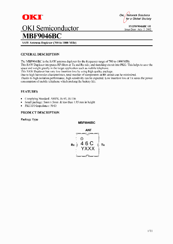 MBF9046BC_1011649.PDF Datasheet